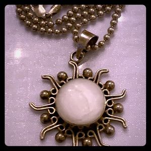 Silver pendant .950 silver pendant w/silver chain